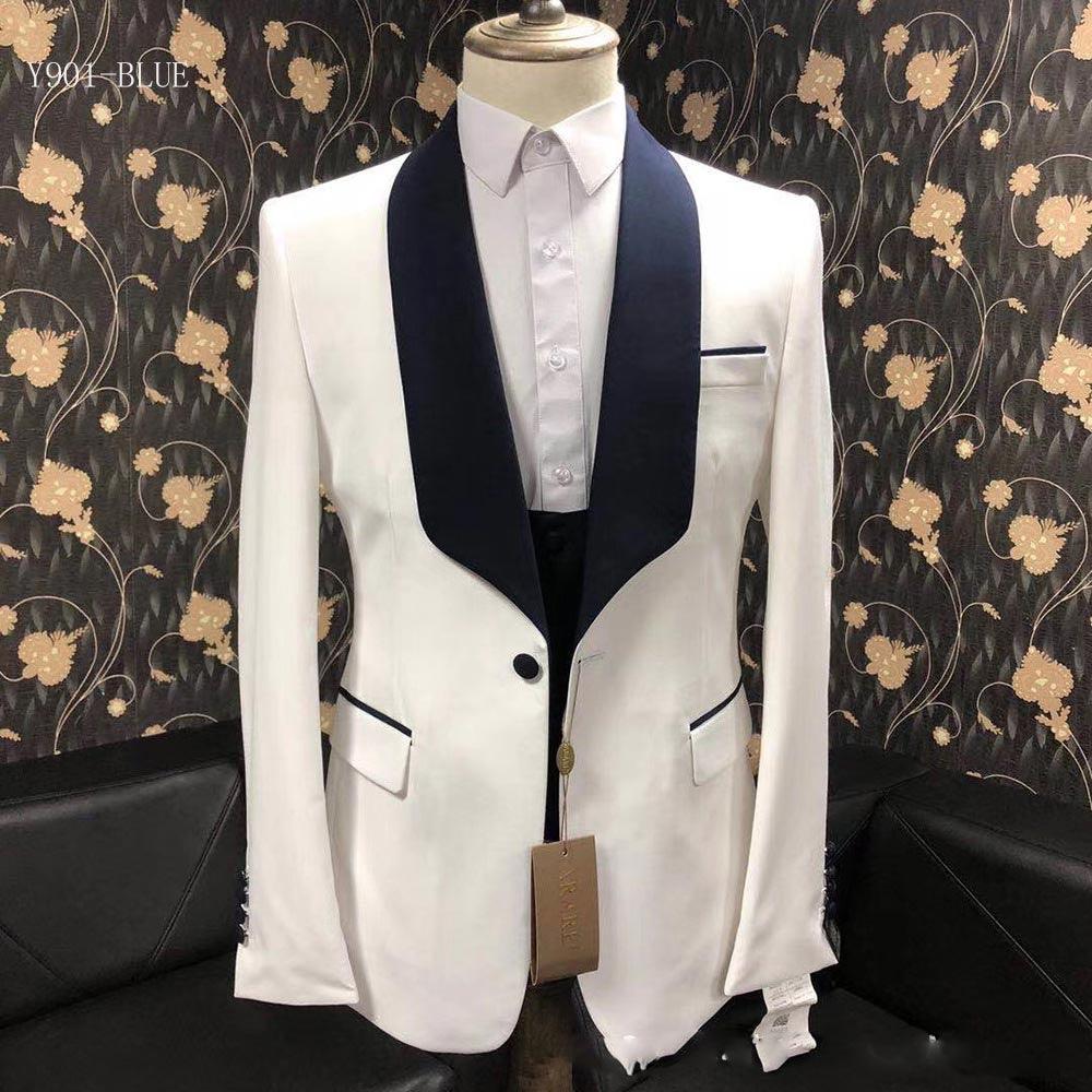 Fashion And Simple Men's Suit Three-piece Suit - melvincucci