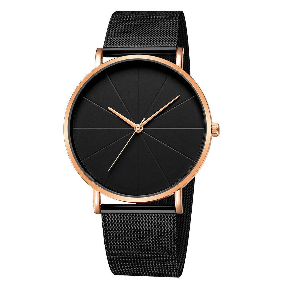 Alloy mesh belt watch - melvincucci
