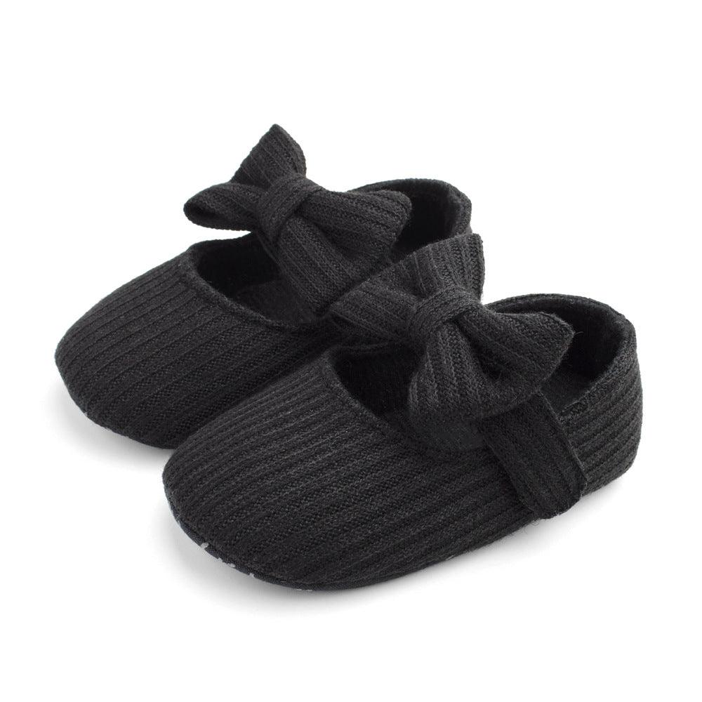 Wool Flower baby Princess Shoes Baby Walking Shoes With Soft Soles - melvincucci
