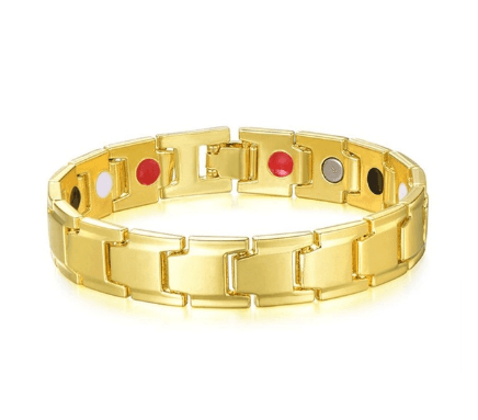 Health Energy 4 IN 1 Bracelet Magnetic Titanium Bio Energy Bracelet For Men Arthritis Twisted Healthy Magnetic Bracelet - melvincucci