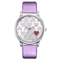 PU leather alloy bracelet watch - melvincucci
