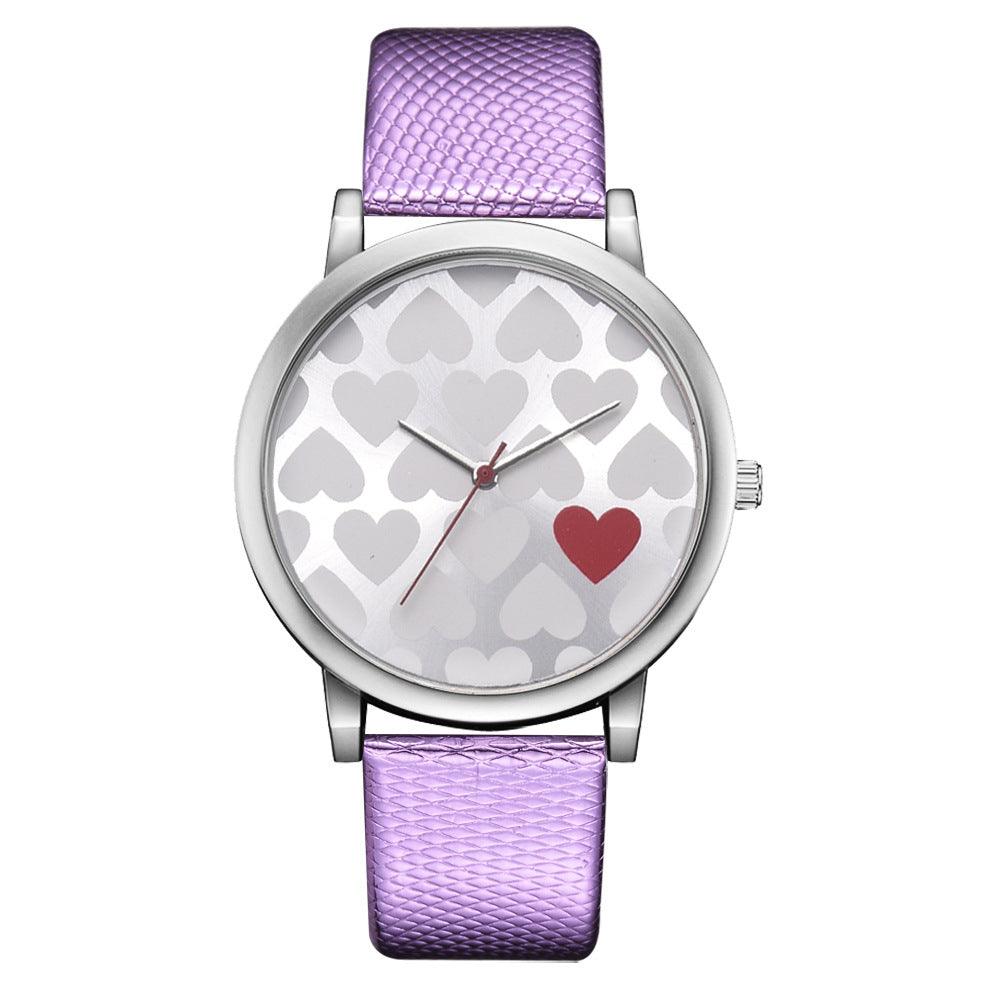 PU leather alloy bracelet watch - melvincucci