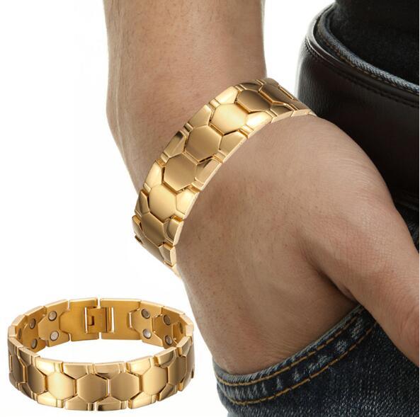 Health Energy 4 IN 1 Bracelet Magnetic Titanium Bio Energy Bracelet For Men Arthritis Twisted Healthy Magnetic Bracelet - melvincucci