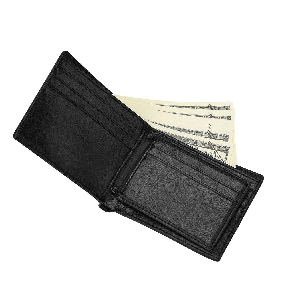 99diy Personalized Mens Short Wallet PU Leather Male Casual Purse ID Cards Holder Bifold Wallets Unisex Slim RFID Wallet Short Sleek Slim Print On Demand - melvincucci