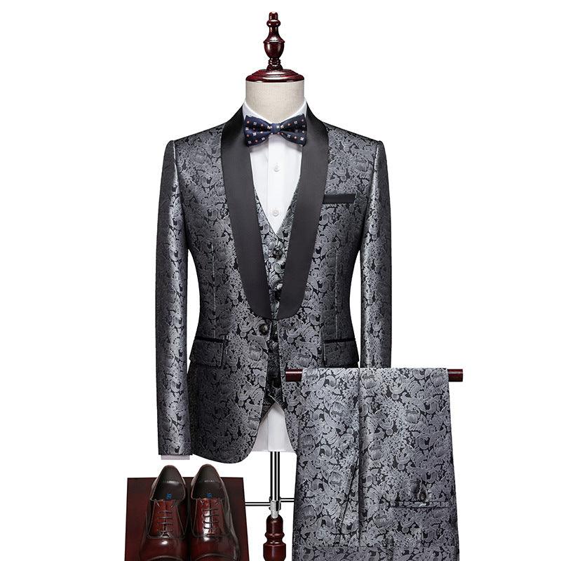 Wedding Dress Men's Plus-size Suit Shawl Collar - melvincucci