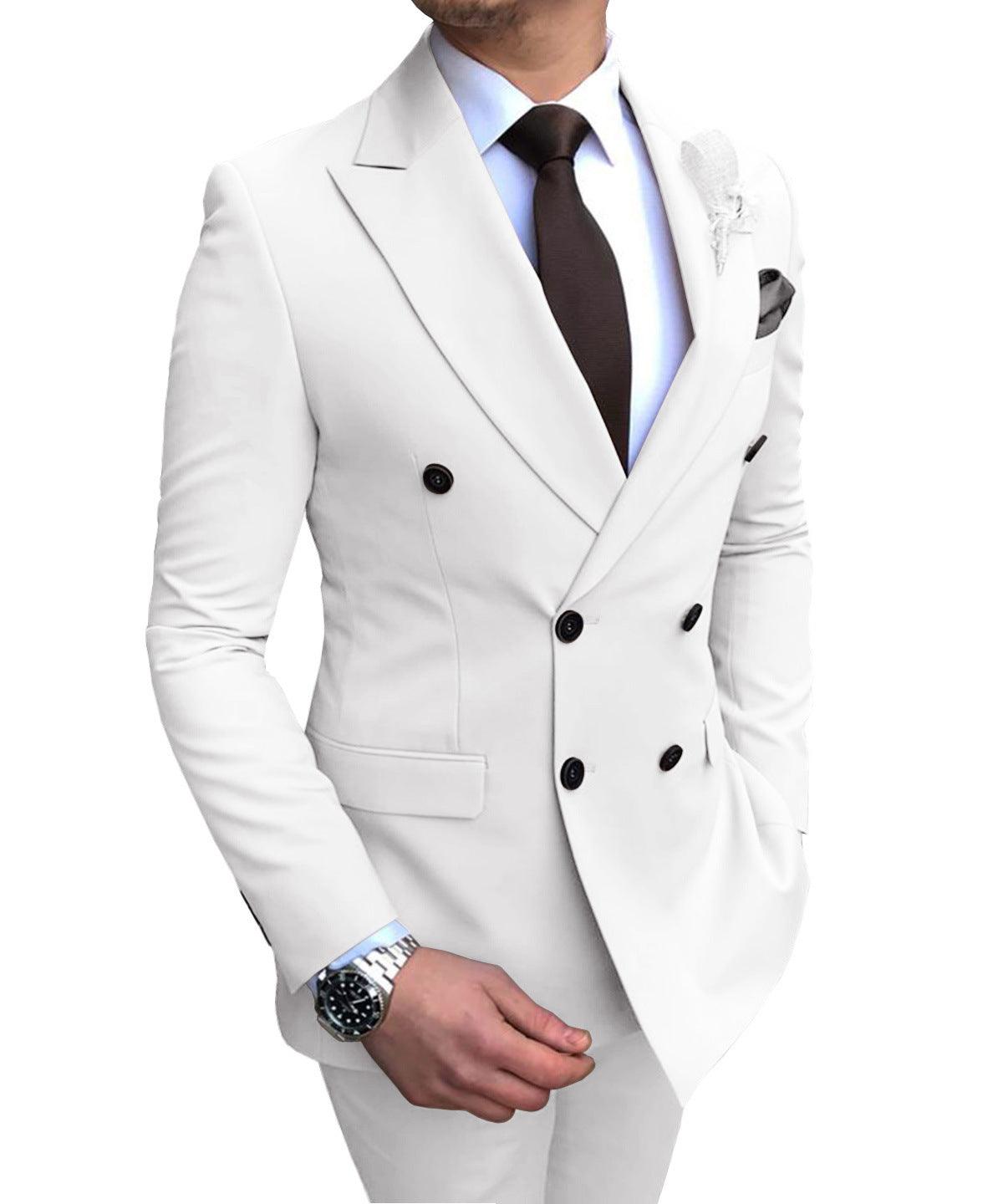 Suit Suit Men's Two-piece Groomsmen Costume Wedding - melvincucci