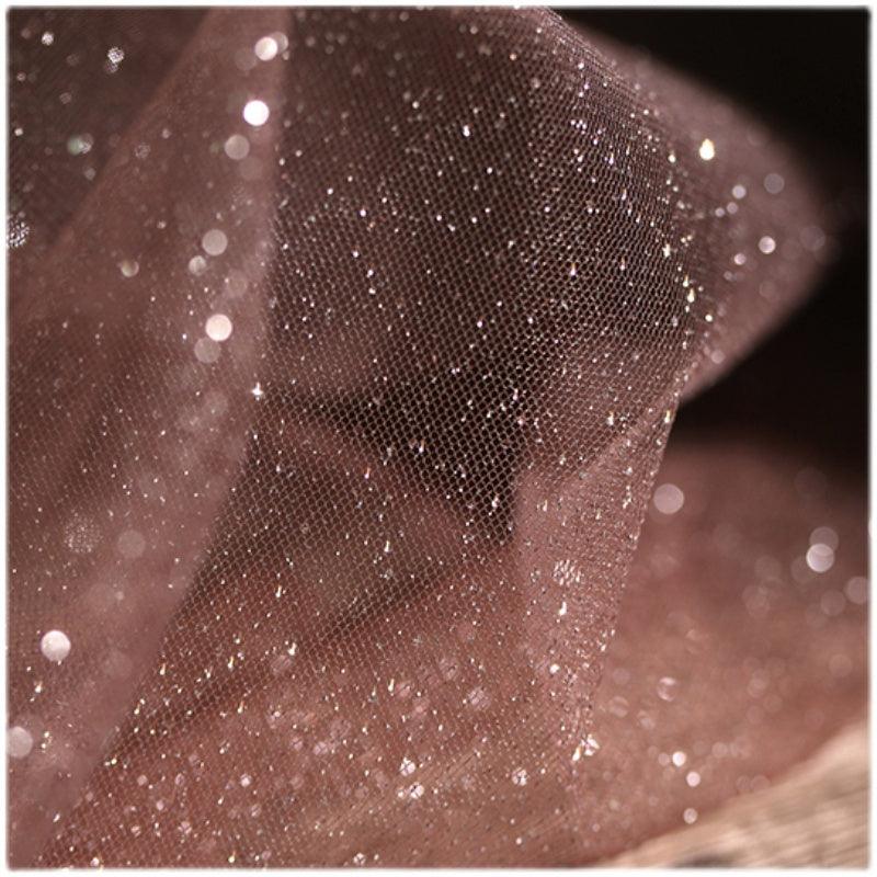 Glitter Mesh Background Cloth Dress Hanfu Fabric - melvincucci