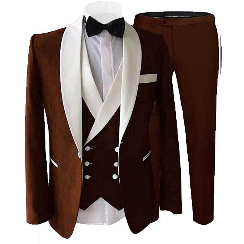 Lapel White Thin Loose-fitting Zipper Spot Casual Cotton Back Slit Men's - melvincucci