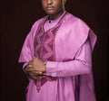 AGBADA, FILA & 3/4 SLEEVE TRADITIONAL SENATOR KAFTAN NATIVE & SOKOTO - melvincucci