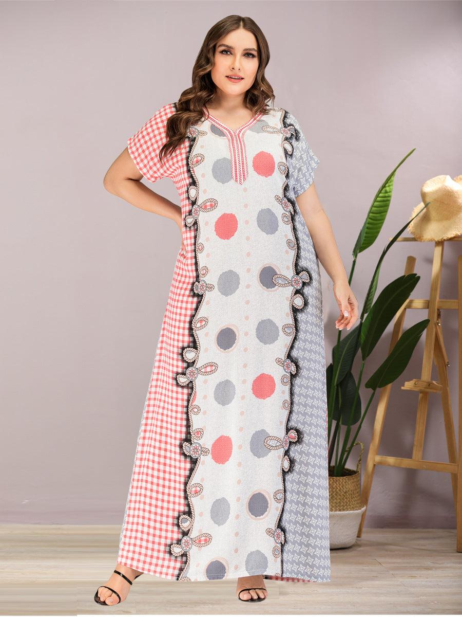 Abaya Summer Muslim Women Plus Size Long Dress - melvincucci