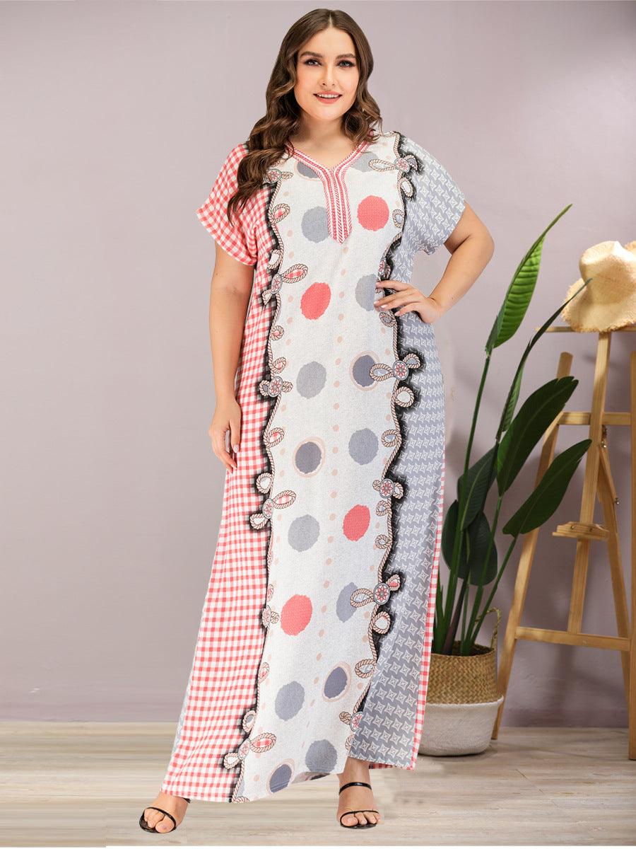 Abaya Summer Muslim Women Plus Size Long Dress - melvincucci