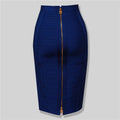 Ack Zipper Bandage Skirt Women Tight Club Pary Fashion Skirt - melvincucci