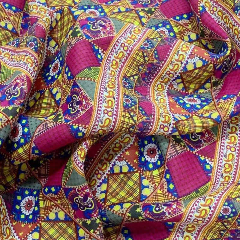 High Count Pure Ramie Digital Printed Fabric - melvincucci