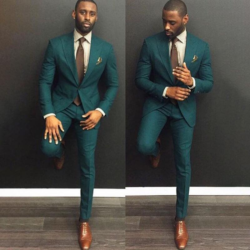 Solid Color Two-piece Suit - melvincucci