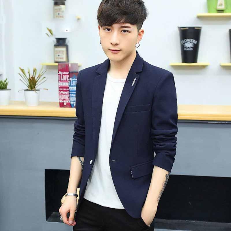 Fashion Slim Plaid Suit Men's Jacket - melvincucci