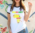 Africa Map Graphic T Shirt for Women  ，Printed T-shirt - melvincucci