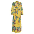 African Clothing Women's Chiffon Print Big Swing Dress Long Skirt - melvincucci