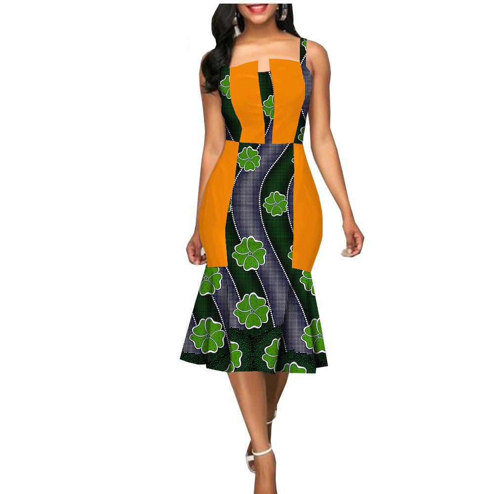African Custom Summer Dress Women'S Party Dress African Clothes Summer Dress - melvincucci