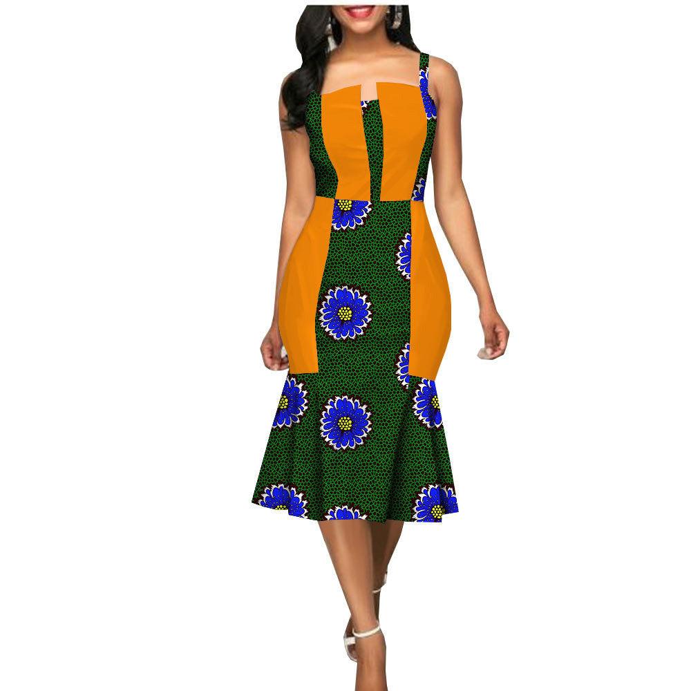 African Custom Summer Dress Women'S Party Dress African Clothes Summer Dress - melvincucci