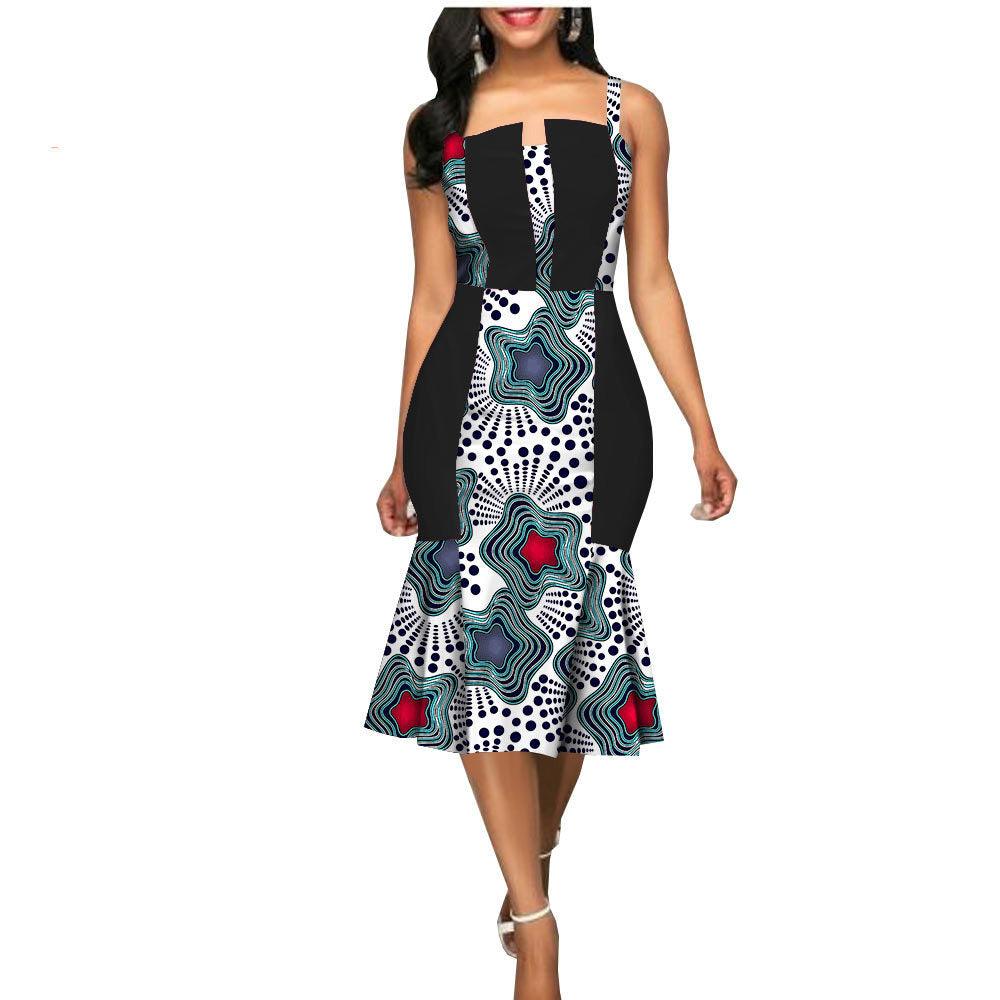 African Custom Summer Dress Women'S Party Dress African Clothes Summer Dress - melvincucci