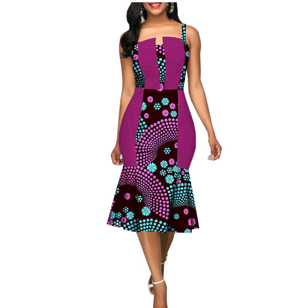 African Custom Summer Dress Women'S Party Dress African Clothes Summer Dress - melvincucci