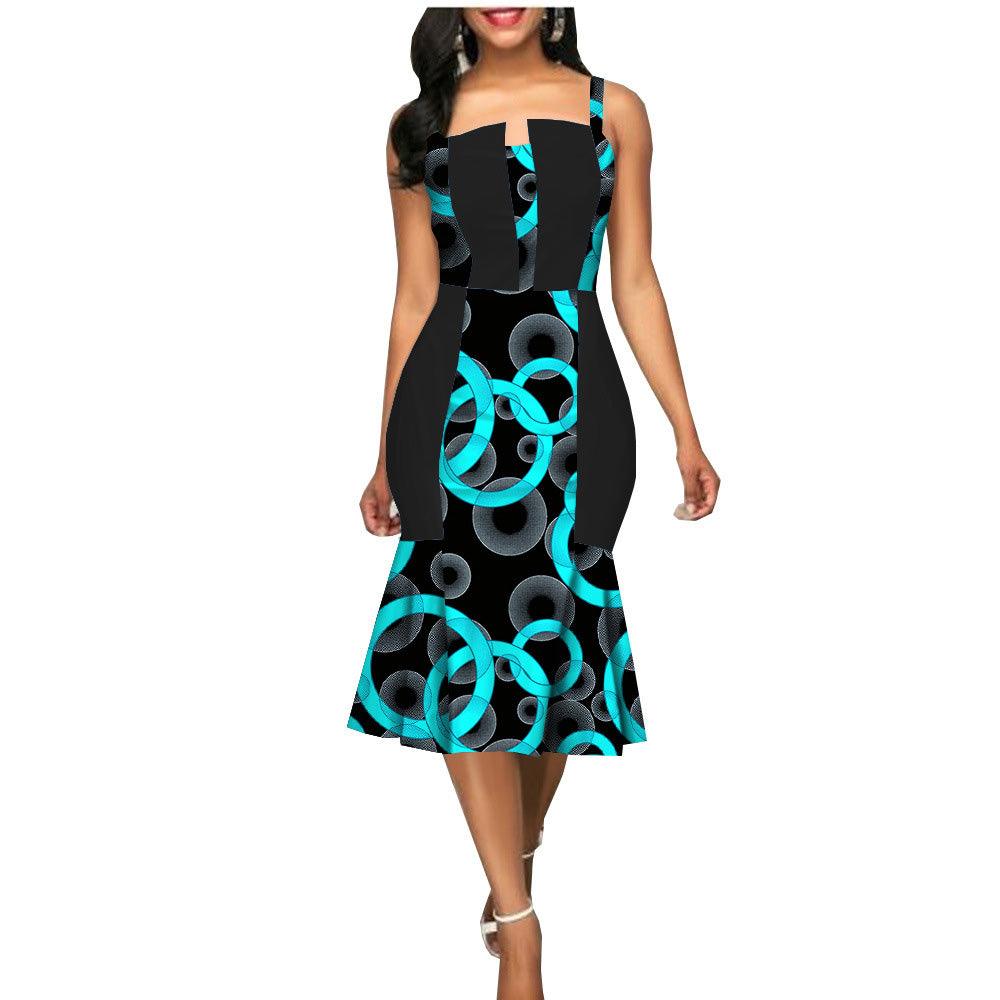 African Custom Summer Dress Women'S Party Dress African Clothes Summer Dress - melvincucci