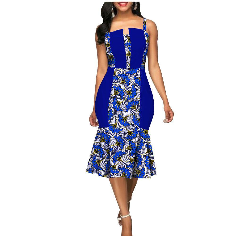 African Custom Summer Dress Women'S Party Dress African Clothes Summer Dress - melvincucci