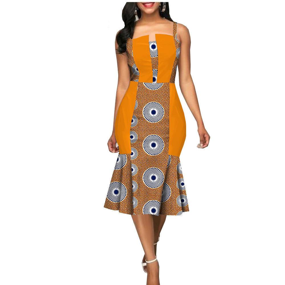 African Custom Summer Dress Women'S Party Dress African Clothes Summer Dress - melvincucci