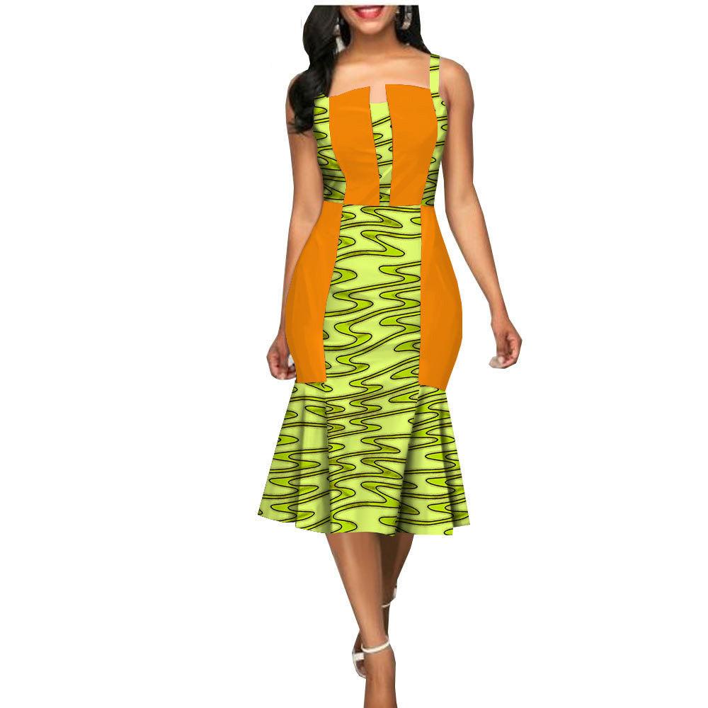 African Custom Summer Dress Women'S Party Dress African Clothes Summer Dress - melvincucci