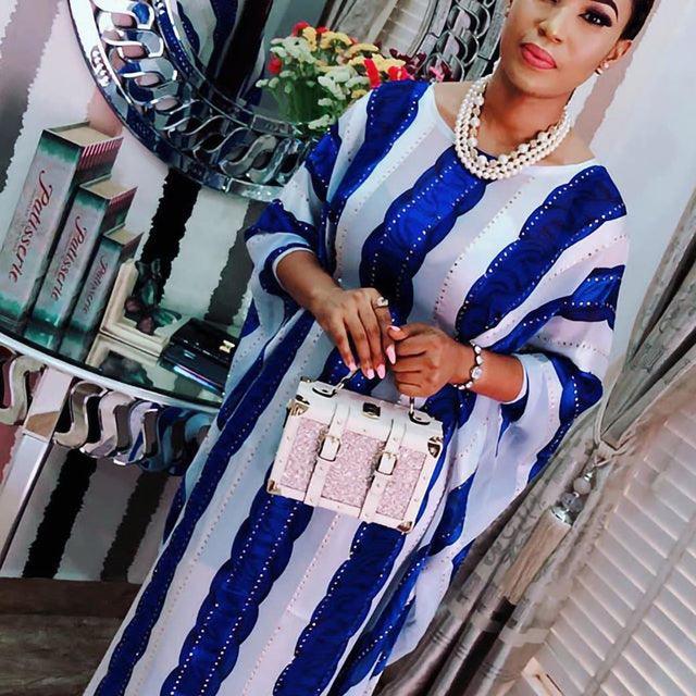 African Design Loose Dress Robe - melvincucci