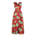 African Dress Print Irregular High Waist Split Fashion Dress - melvincucci