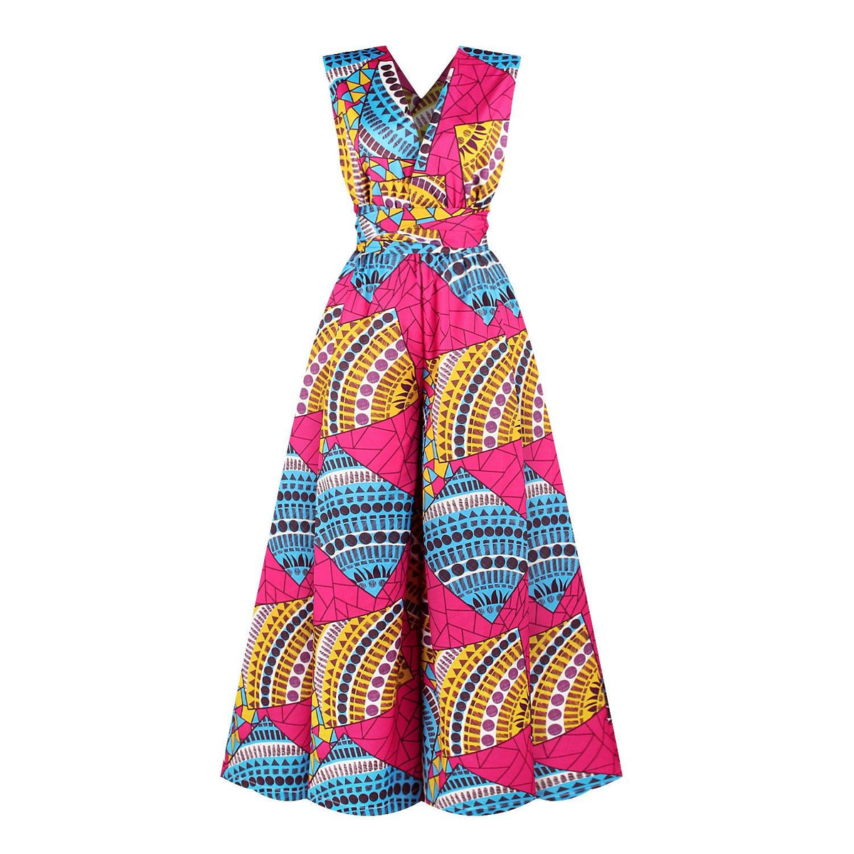 African Dresses for Women Fashion Ladies Robe Africaine - melvincucci