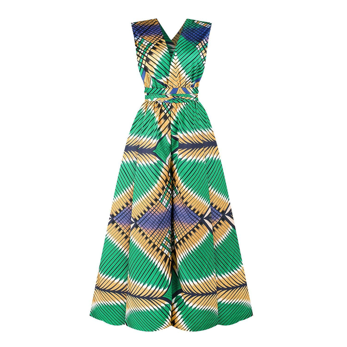African Dresses for Women Fashion Ladies Robe Africaine - melvincucci