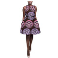 African Ethnic Print Batik Cotton Dress - melvincucci