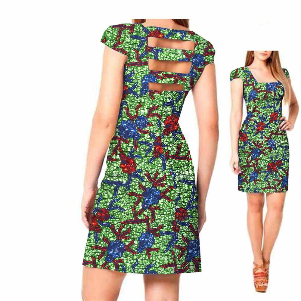 African ethnic print batik dress - melvincucci