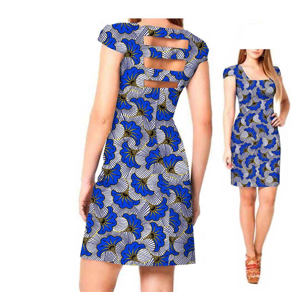 African ethnic print batik dress - melvincucci