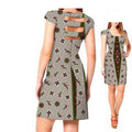 African ethnic print batik dress - melvincucci