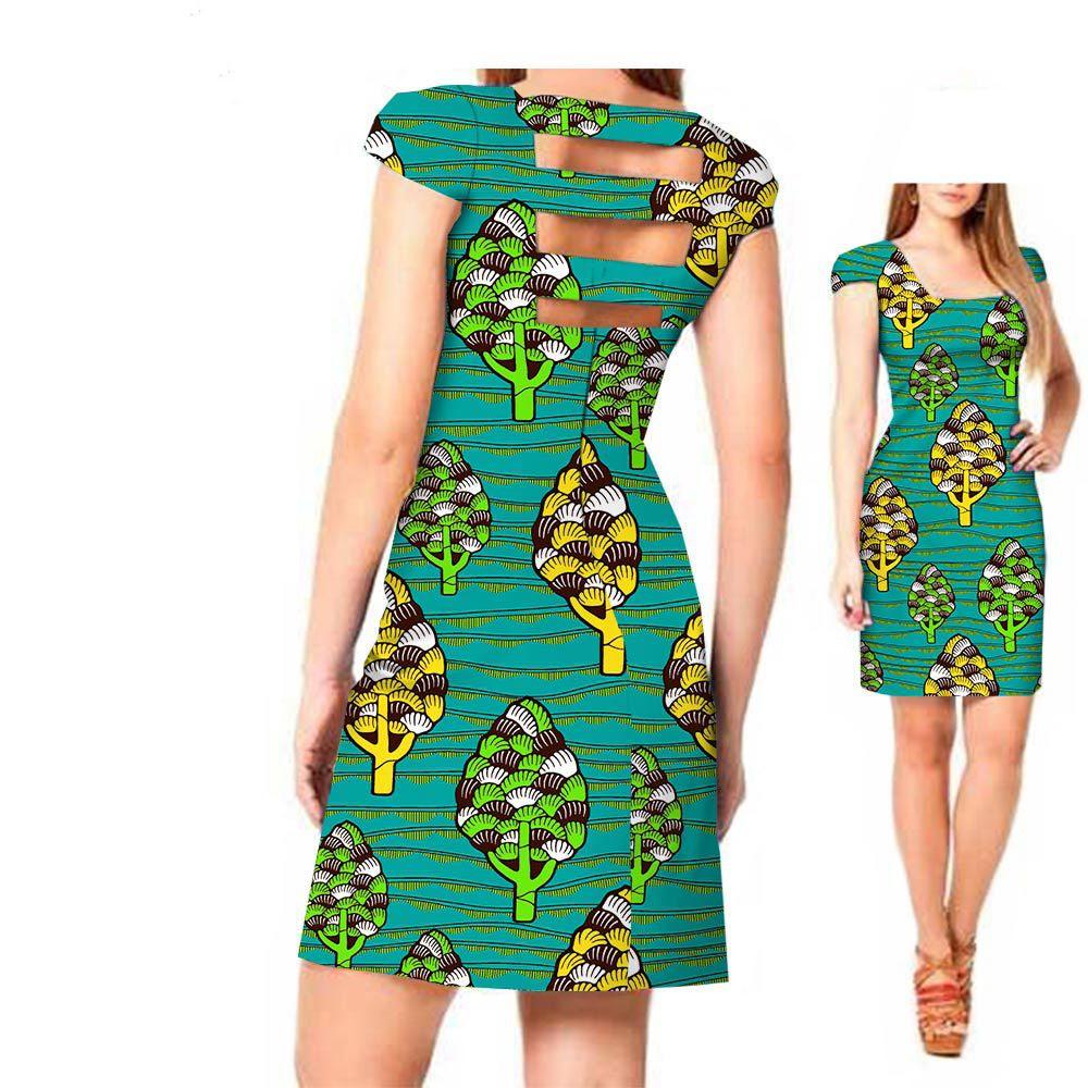 African ethnic print batik dress - melvincucci