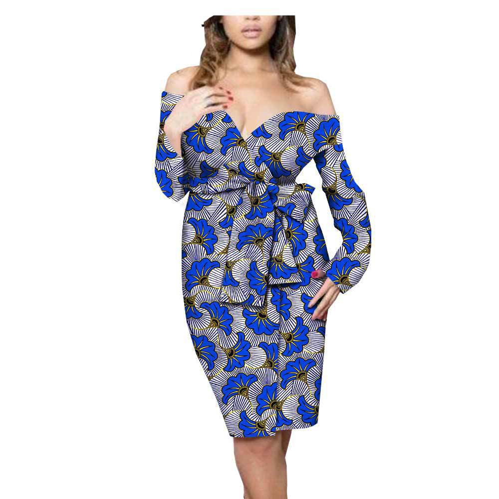 African Ethnic Print Cotton Dress - melvincucci