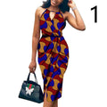 African Ethnic Printed Batik Cotton Fashion Dress - melvincucci