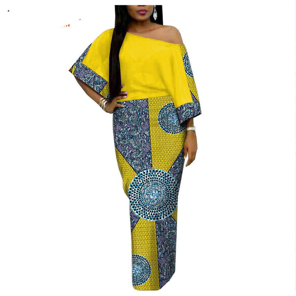 African Ethnic Printing Batik Cotton Plus Size Fashion Dress AFRIPRIDE 182509 - melvincucci