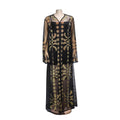 African Ethnic Style Robe Fashion Mesh Hot Drill Suspender Dress - melvincucci