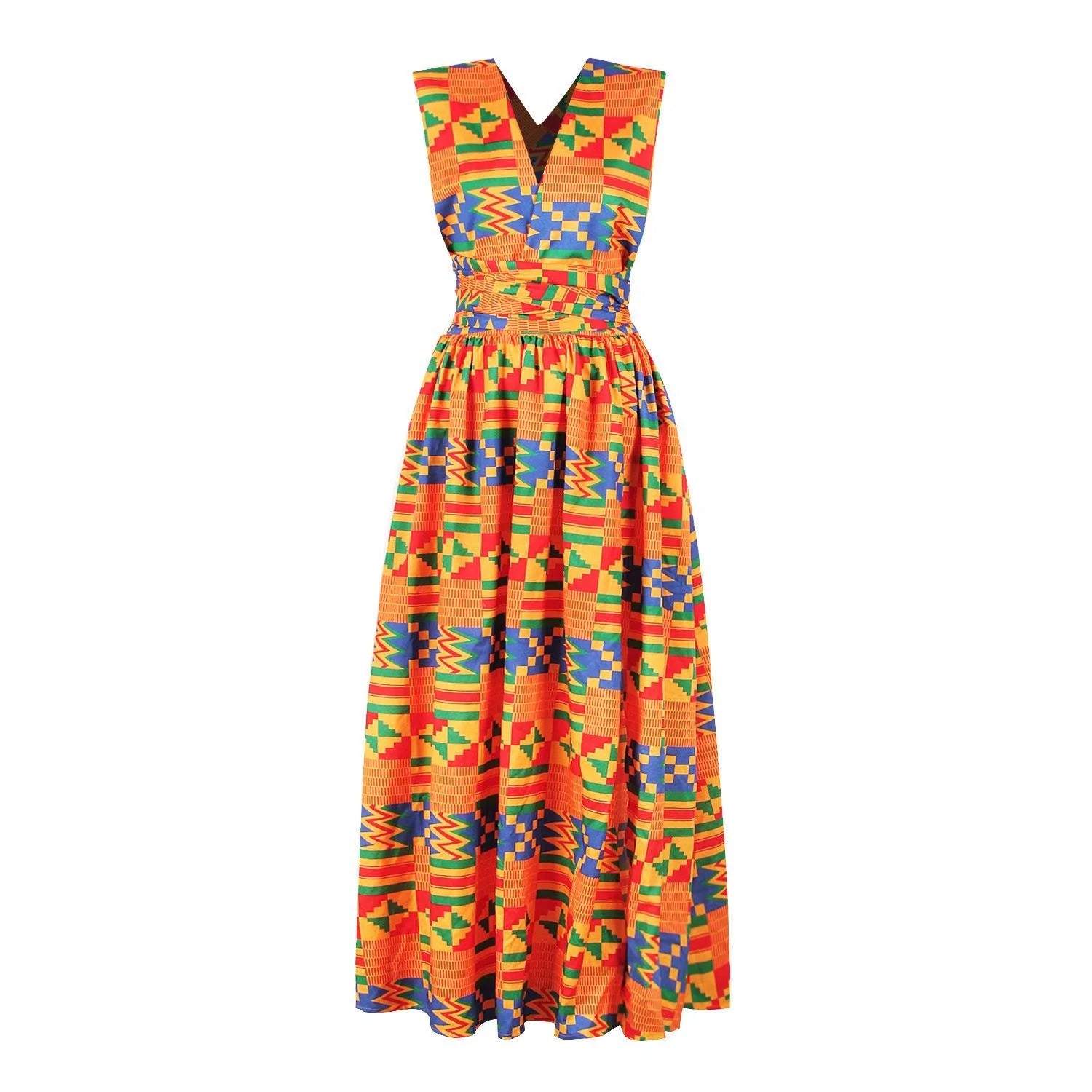 African geometric dress - melvincucci