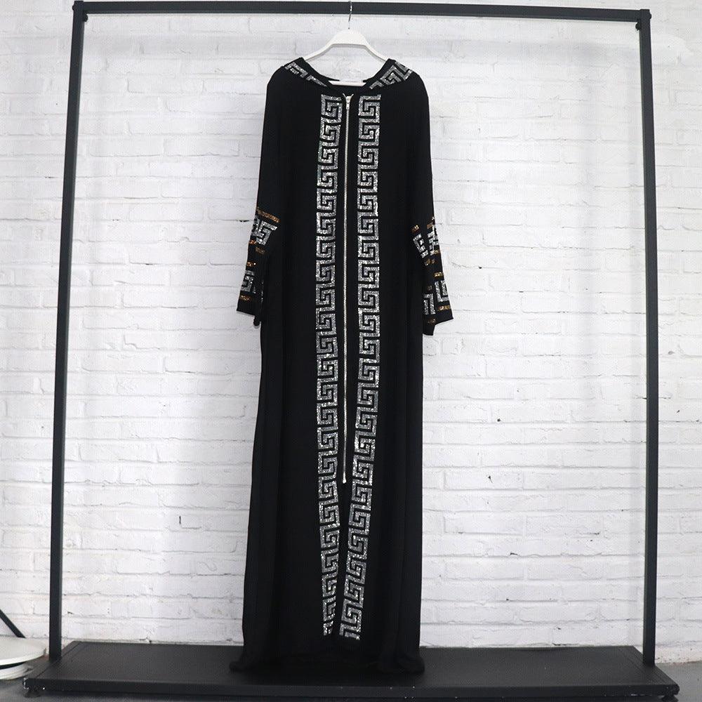African National Costume Swing Dress Muslim Style Robe - melvincucci