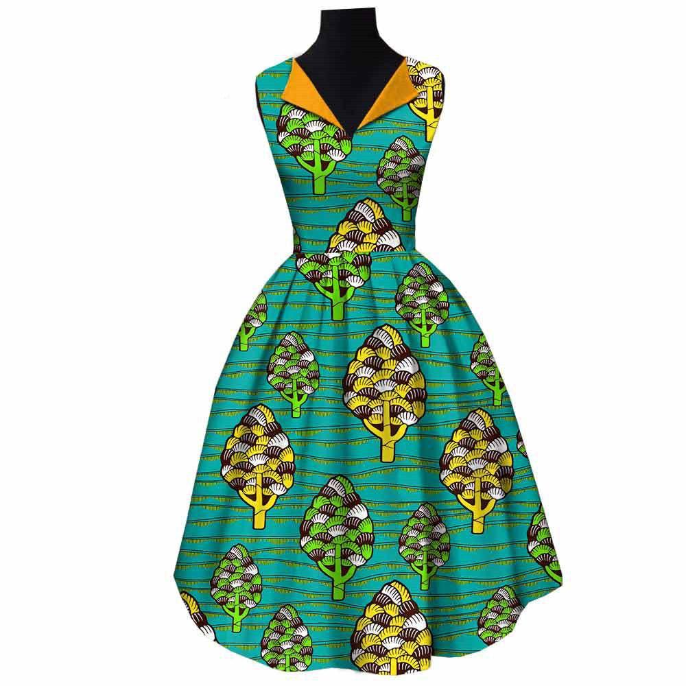 African National Cotton Batik Dress - melvincucci