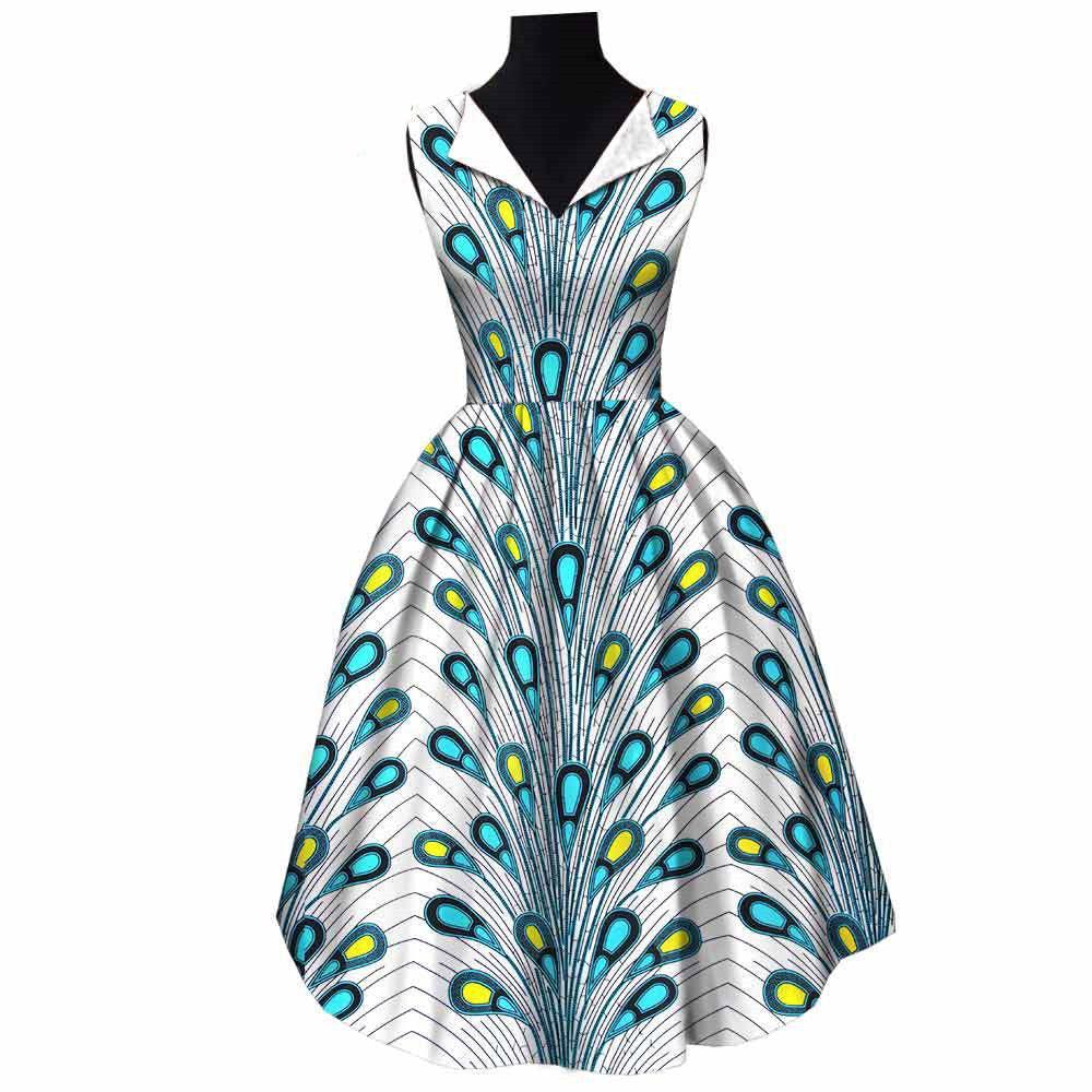 African National Cotton Batik Dress - melvincucci