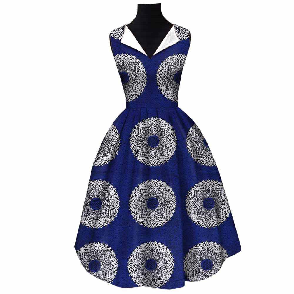 African National Cotton Batik Dress - melvincucci