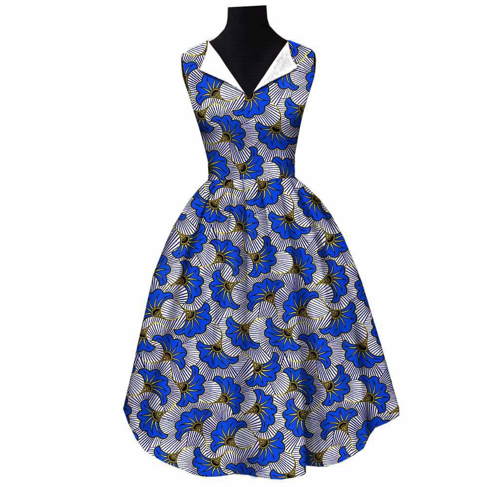 African National Cotton Batik Dress - melvincucci