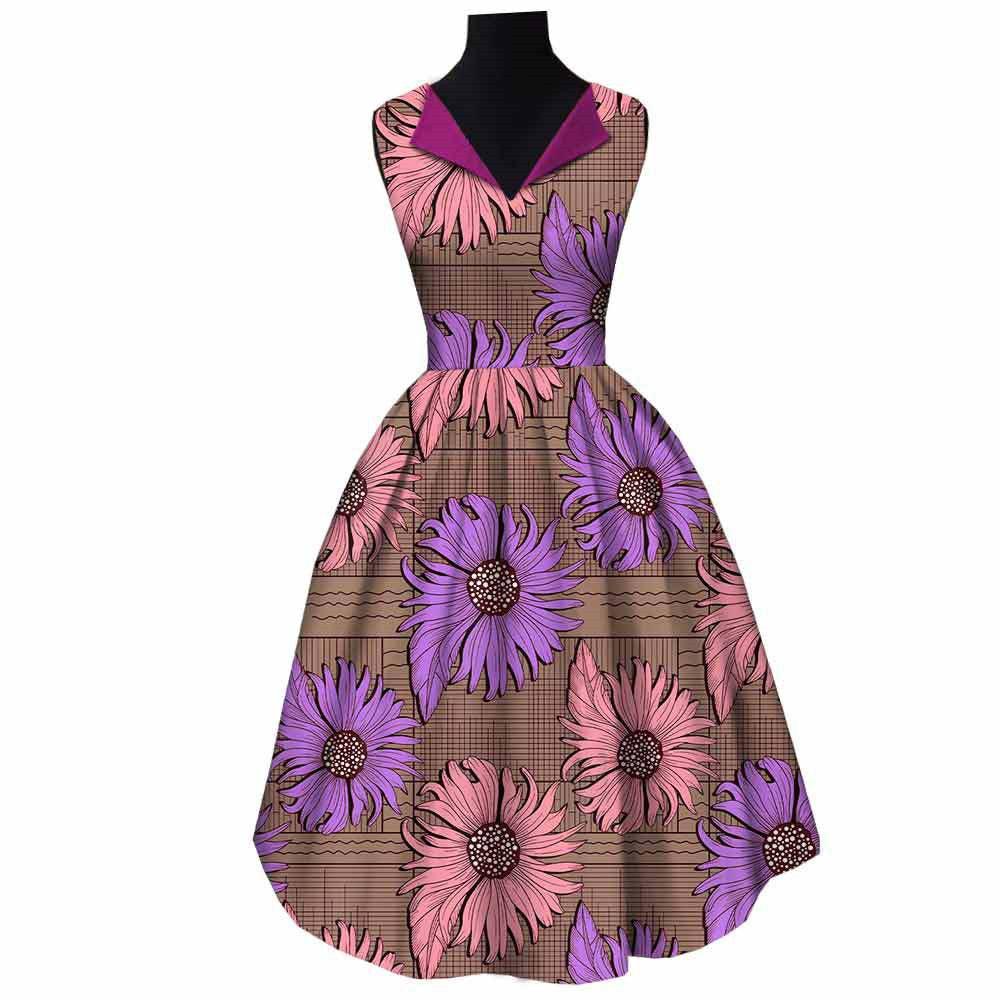 African National Cotton Batik Dress - melvincucci