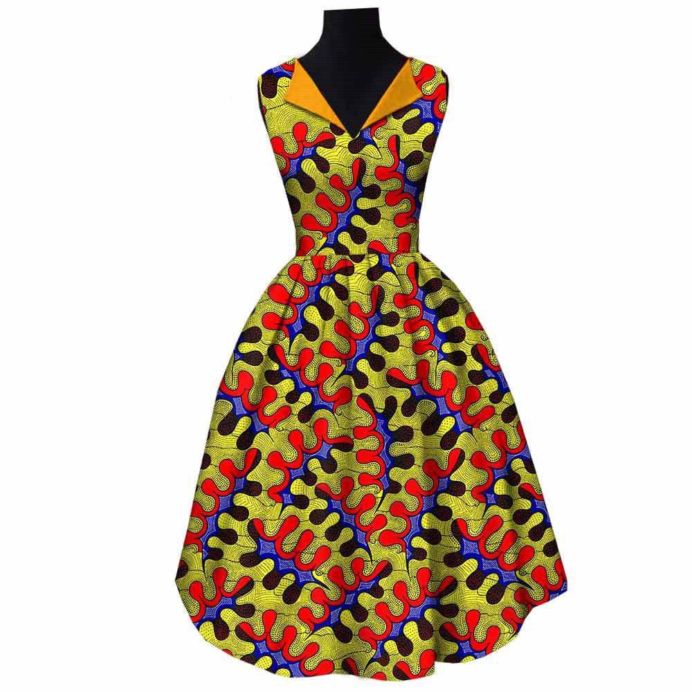 African National Cotton Batik Dress - melvincucci